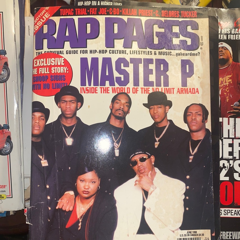 Master P No Limit Records Rappages Magazine  used